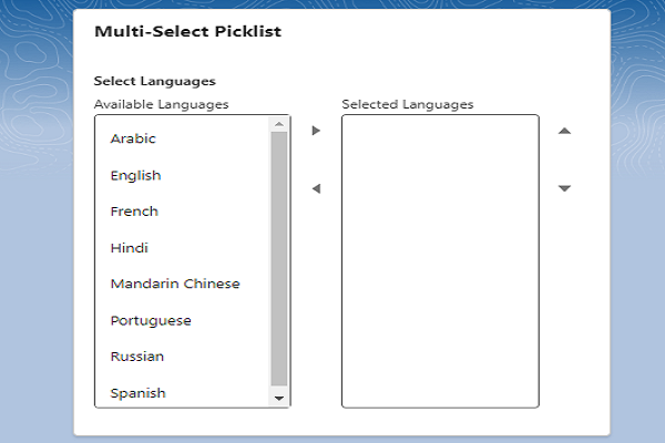 Muilti-Select Picklist using Lightning:dualListBox