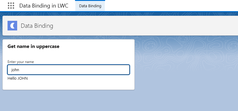 Illustrate the output of getters in LWC