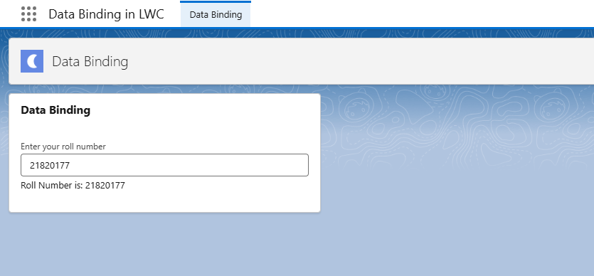 Output of track decorator in LWC