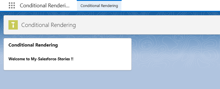 Output of lwc:if directive for Conditional Rendering in LWC