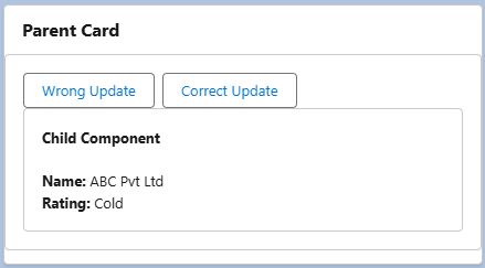 Parent to Child Communication in LWC and object mutability
